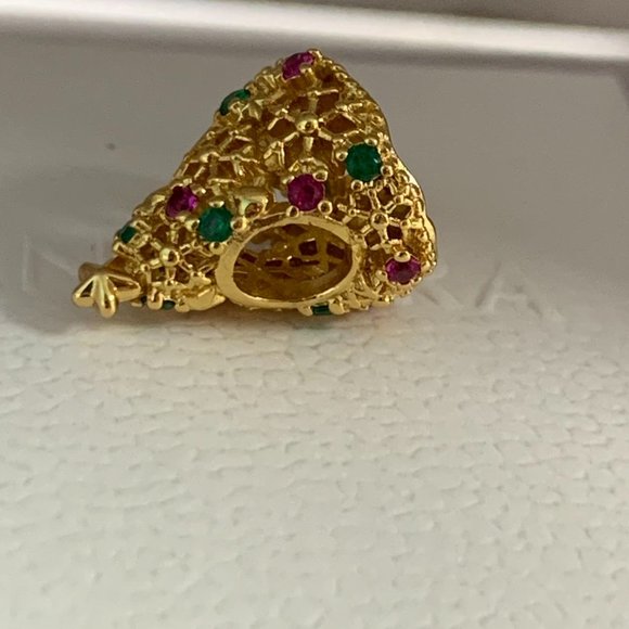 Pandora Glitter Christmas Tree Charm Holidays and Christmas Pendant - Picture 9 of 10